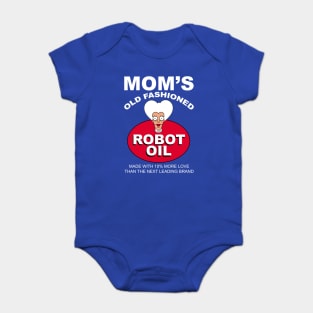 Mom's Old Fashioned Robot Oil Baby Bodysuit